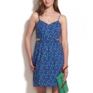MADEWELL BLUE FLORAL DRESS
